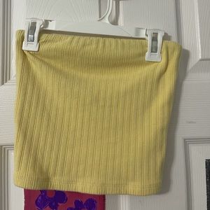 Never Worn!! American Eagle Yellow Tube Top!!